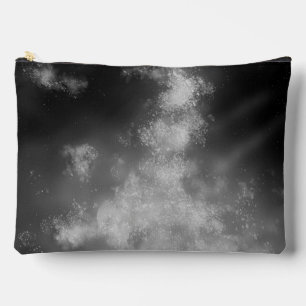 Grauer Monochrome Night Sky Zubehörtasche