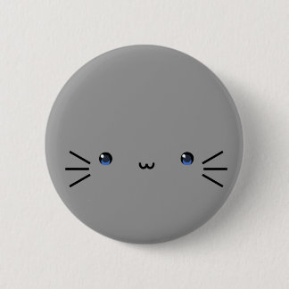 grauer neko Knopf Button