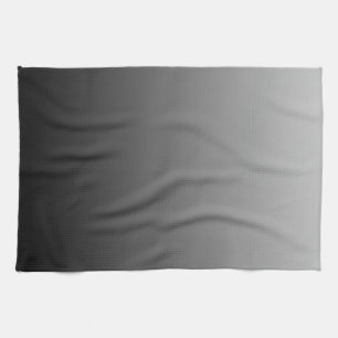 Grauer Ombre Handtuch