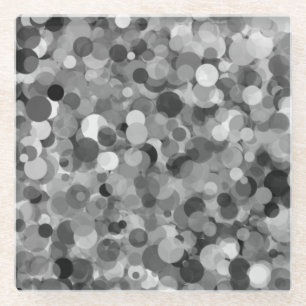 Grauer Punkt-Glas-Untersetzer Glasuntersetzer