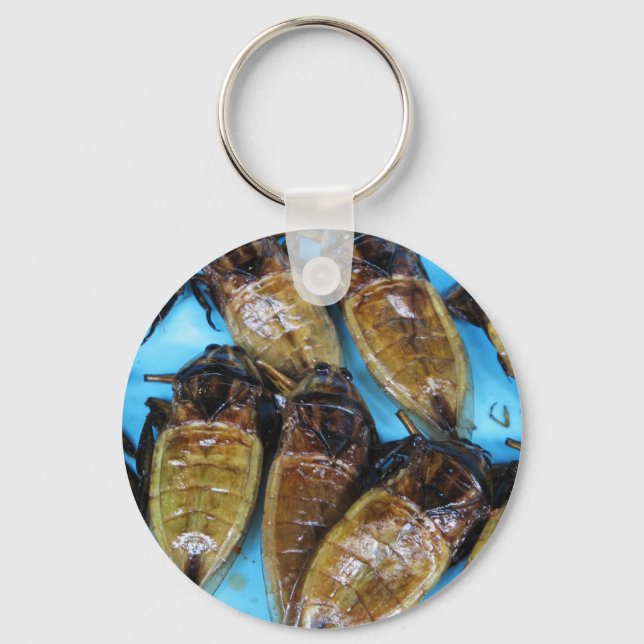 Grauer Riesenwasserbug (Maeng Daa) ... asiatisches Schlüsselanhänger (Vorderseite)