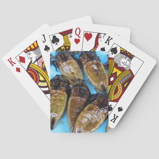 Grauer Riesenwasserbug (Maeng Daa) ... asiatisches Spielkarten (Rückseite)