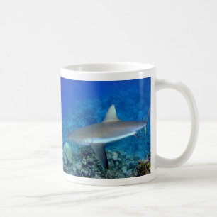 Grauer Riff-Haifisch Kaffeetasse