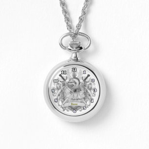 Grauer Ritter Familienwappen Name Armbanduhr