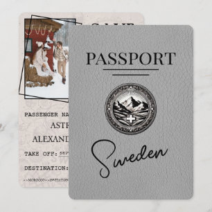 Grauer Schwedenpass Save the Date