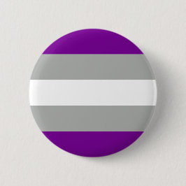 Grauer Stolz Flag LGBT Prix Button