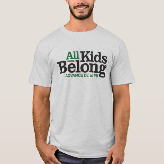 Grauer T - Shirt an der Vorderseite und hinten