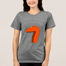 Grauer T - Shirt - Jury Shoelace Schlange