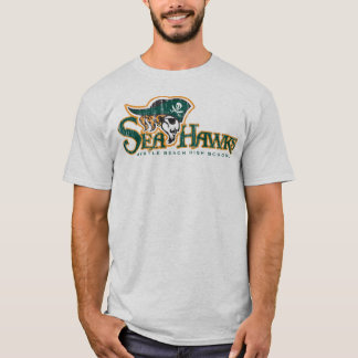 Grauer T - Shirt Papierlösekorotrones Seahawk (L)
