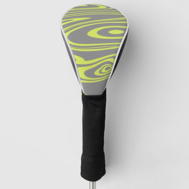 Grauer und Limoner Punch Golf Headcover (Vorderseite)