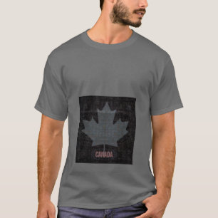 Grauer und schwarzer Entwurf der T-Shirt