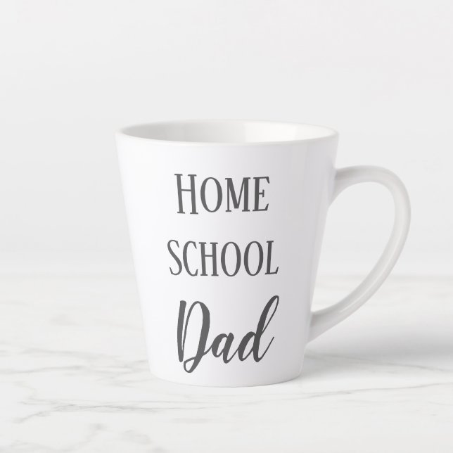 Grauer und weißer Vater Milchtasse (Rechts)