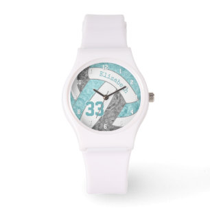 Grauer Wasservolleyball Armbanduhr