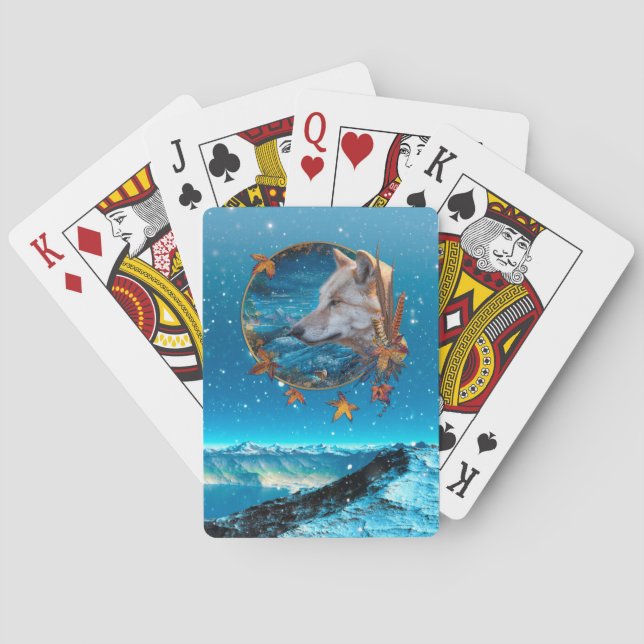 Grauer Wolf DER GROSSE ANTRAG Spielkarten (Rückseite)