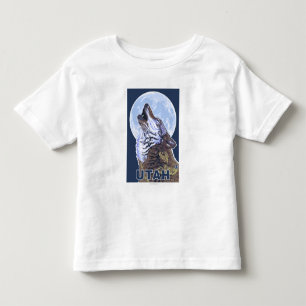 Grauer Wolf HowlingUtah Kleinkind T-shirt