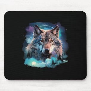 Grauer Wolf Jagdgründe1 Mousepad