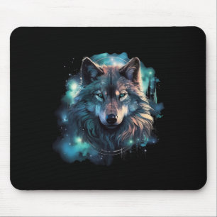 Grauer Wolf Jagdgründe Mousepad