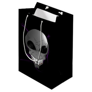 Graues alien kundenspezifische Geschenk-Tasche Mittlere Geschenktüte