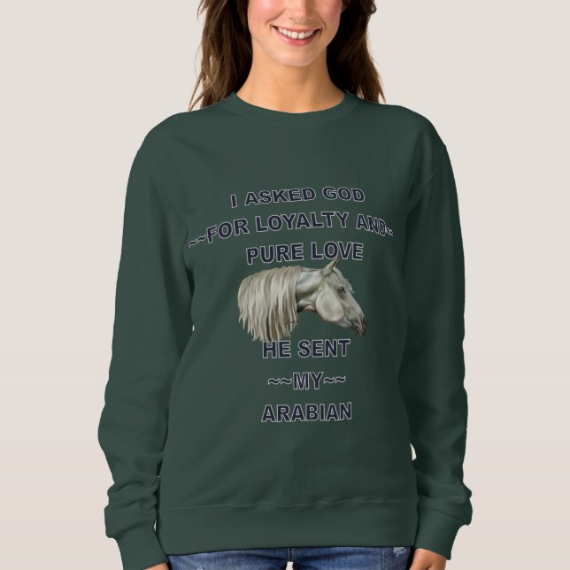 Graues Arabian Sweatshirt (Vorderseite)