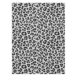 Graues Asche Leopard Cheetah Animal Print Muster Tischdecke