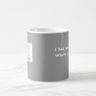 graues Band, hatte ich Gehirn-Operation. Was… Ihr Kaffeetasse