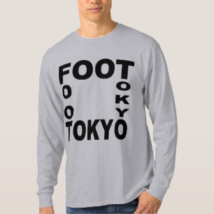 Graues basisches T-Shirt FOOT TOKIO