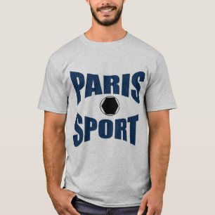 Graues basisches T-Shirt PARIS SPORT