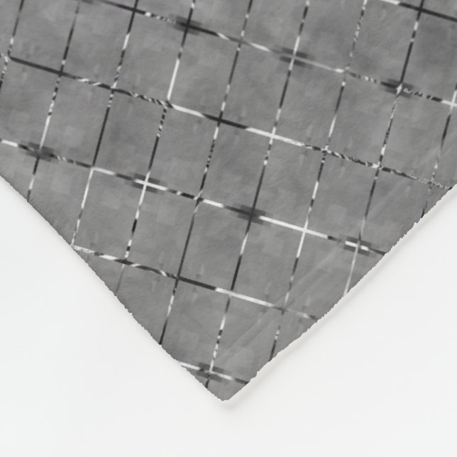 Graues Bild in Rechteck, Helligkeitsdraht untertei Fleecedecke (Ecke)