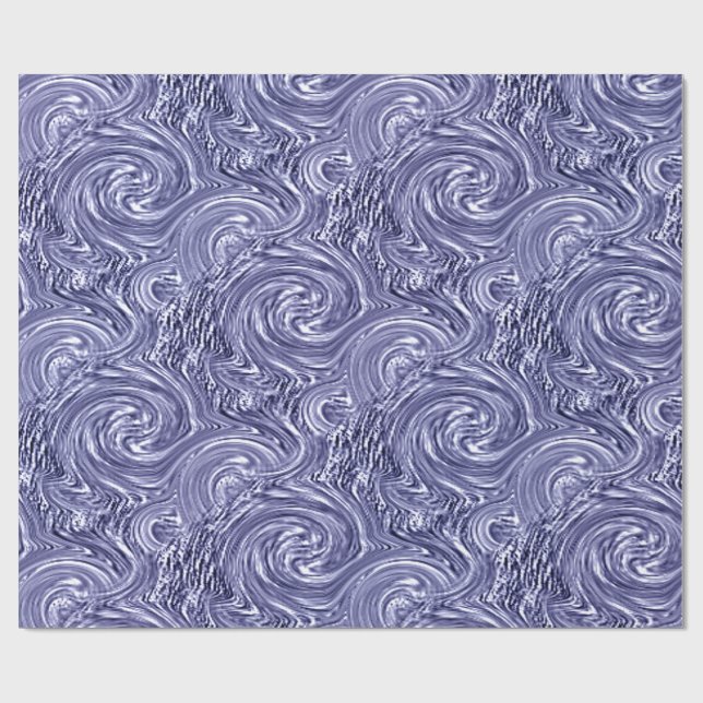 Graues blaues Schleifpapier Geschenkpapier (Flach)
