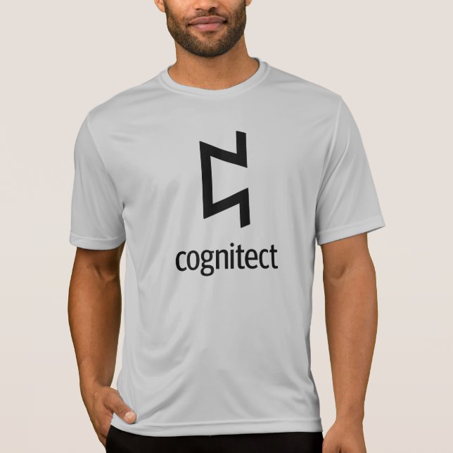 Graues Cognitect athletisches Shirt (Vorderseite)