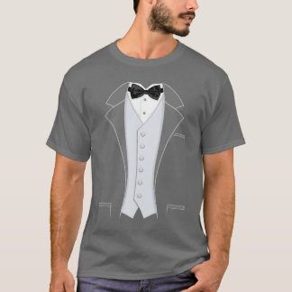 Graues Druck-Smoking T-Shirt