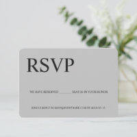 Graues einfaches Business-Event-Logo reserviert Si
