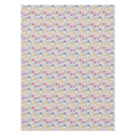 Graues, einfaches Muster der Wildblume Tischdecke