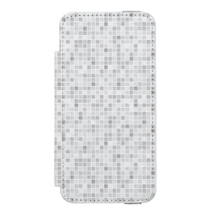 Graues Fliesen-Muster Incipio Watson™ iPhone 5 Geldbörsen Hülle