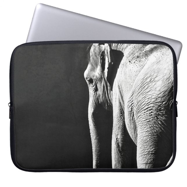 GRAUES-FOTO LAPTOPSCHUTZHÜLLE (Vorderseite)