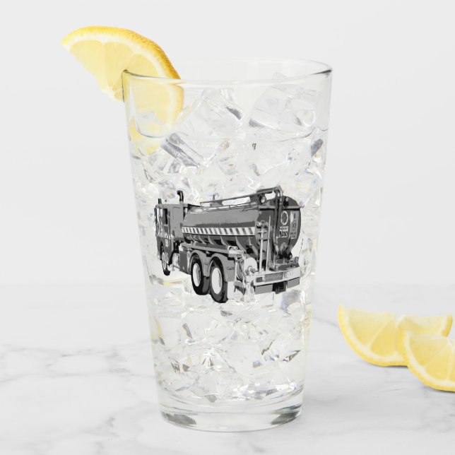 Graues Freiburmöl gestrichen, Glas (Vorderseite Ice)