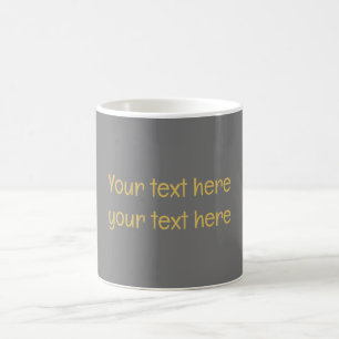 Graues Gold Professionell Trendiges Minimalistisch Kaffeetasse
