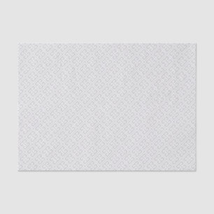 Graues griechisches Schlüsselmuster Seidenpapier