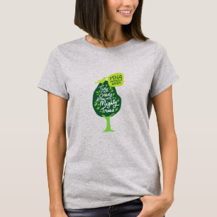 Graues Hemd im weiblichen Stil T-Shirt