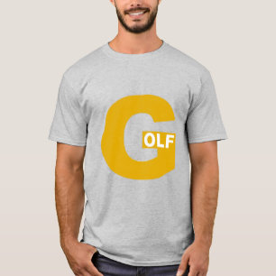 Graues Herren-T-Shirt DESIGN GOLF  T-Shirt