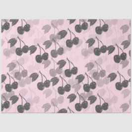 Graues Holzschnitt-Design auf Hübsch rosa Seidenpapier