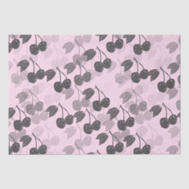 Graues Holzschnitt-Design auf Hübsch rosa Seidenpapier