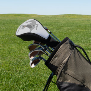 Graues Känguru-Design Golf Headcover