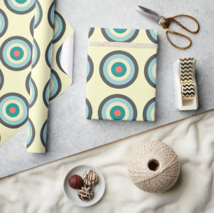 Graues Kombinationsbullseye von Shirley Taylor Geschenkpapier