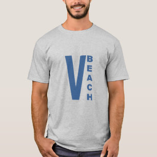 Graues Mannt-T-Shirt VIRGINIA BEACH T-Shirt