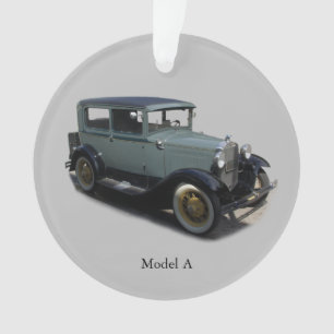 Graues Modell A Acrylschmuck Ornament