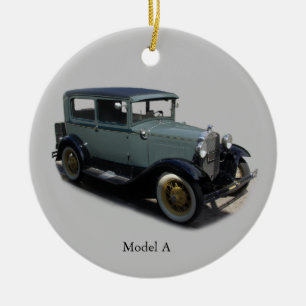 Graues Modell A Keramik Ornament