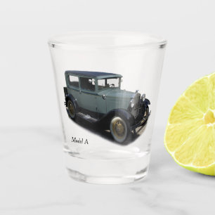 Graues Modell A Schiebeglas Schnapsglas