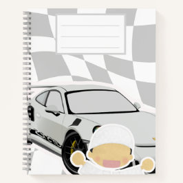 Graues Notebook Notizbuch