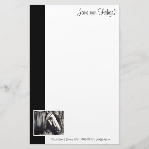Graues Pferd Briefpapier